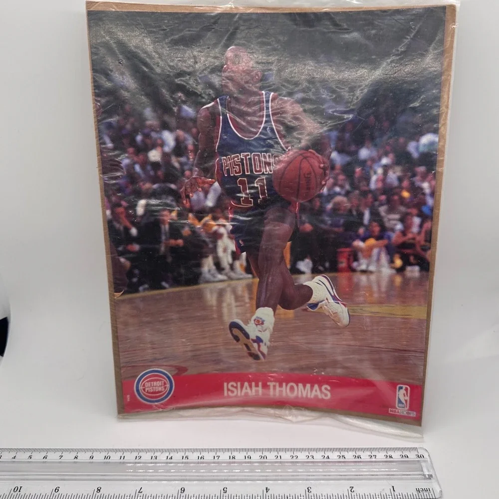 NBA Hoops Isiah Thomas Detroit Pistons Action Photo‎ Team Sets 8x10